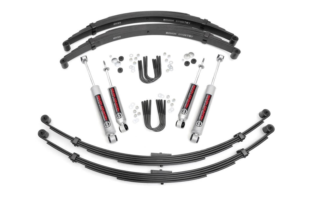 International Scout II Suspension Lift Kit - Front + Rear - Rough Country - 2.5 Inch Lift - '71-'73